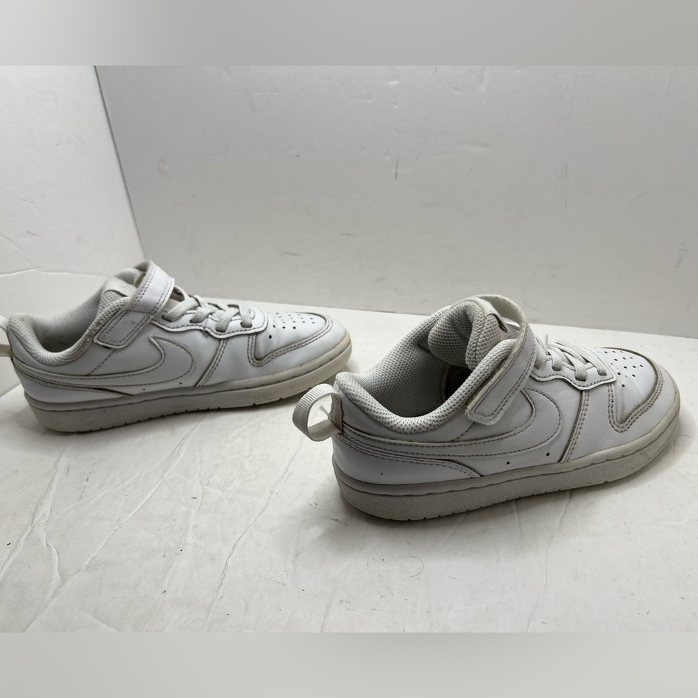 Nike Court Borough Low Size 13C Triple White Athletic Shoes Sneakers BQ5451-100